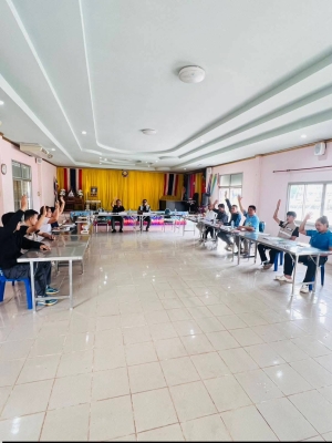 ประชุม “ คณะกรรมการช่วยเหลือประชาชนองค์กรปกครองส่วนท้องถิ่นตำบลคำด้วง ณ ห้องประชุมองค์การบริหารส่วนตำบลคำด้วง เพื่อพิจารณา ให้การช่วยเหลือประชาชน กรณีเยียวยาเกิดเหตุสาธารณภัย (วาตภัย)